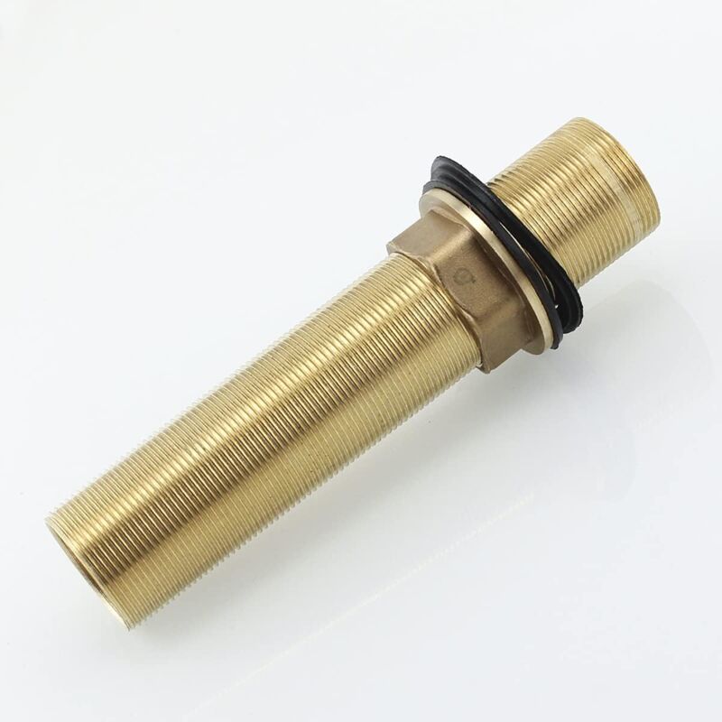 foto del prodotto miscelatore per lavello da cucina lungo, giallo, m32 x 150 mm, kit di estensione filettata asta di montaggio estesa foro singolo, lunghezza 15 cm