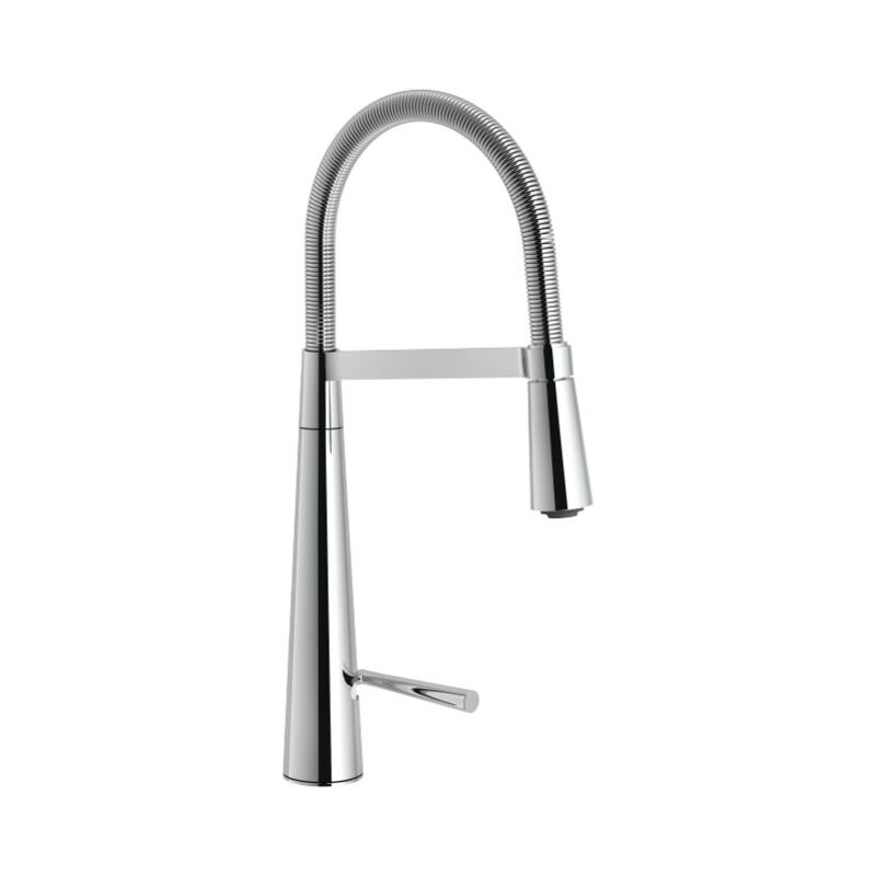 foto del prodotto miscelatore per lavello monocomando nobili serie likid lk00300cr cromato - ottone