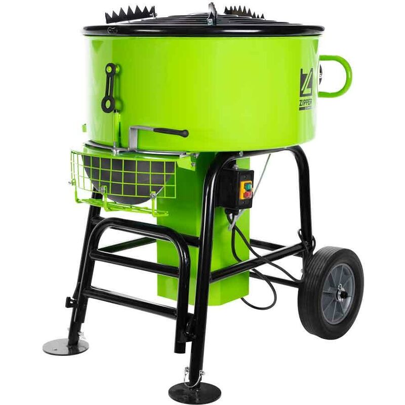 foto del prodotto miscelatore per malta ad azione forzata 120 l 1100 w zipper zi-zwm120
