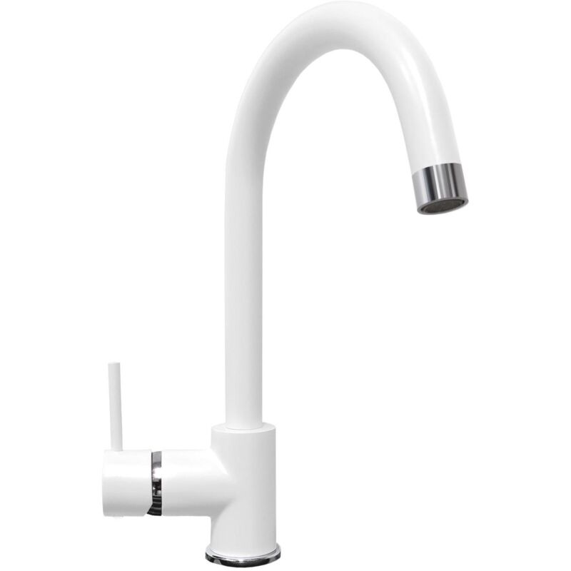 foto del prodotto miscelatore plados monocomando petramix con canna tubolare - alluminio