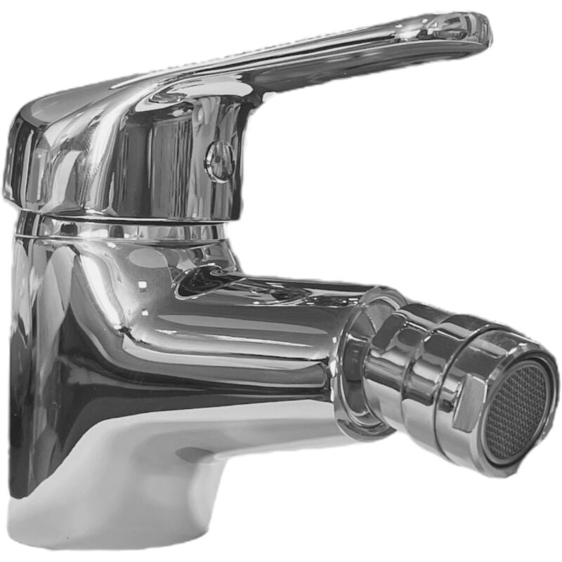 foto del prodotto miscelatore rubinetto bidet cromo con 2 tubi flessibili