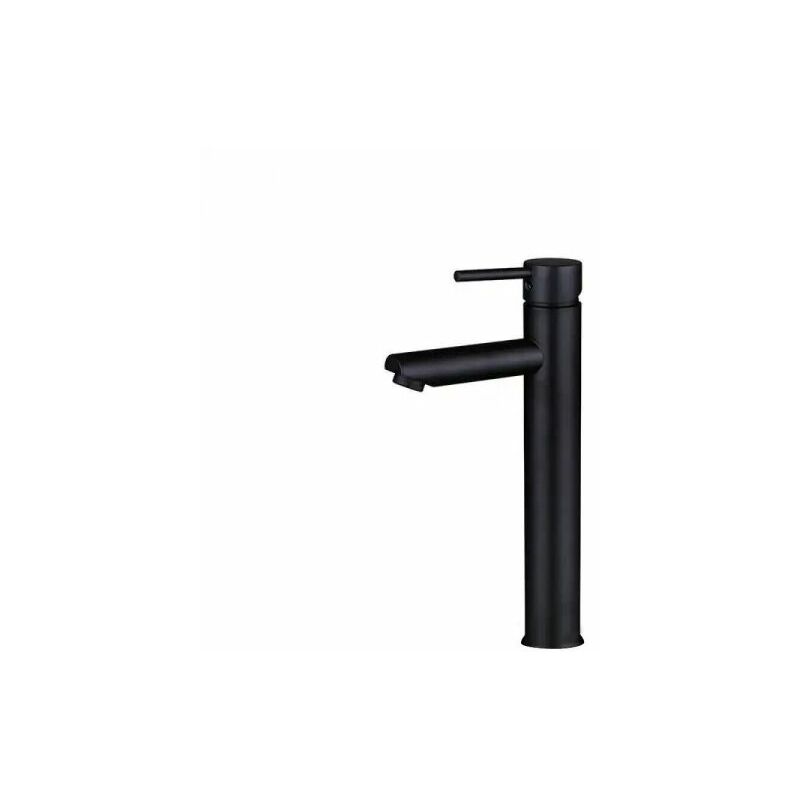 foto del prodotto miscelatore rubinetto lavabo bagno nero piletta click clack ray 87393