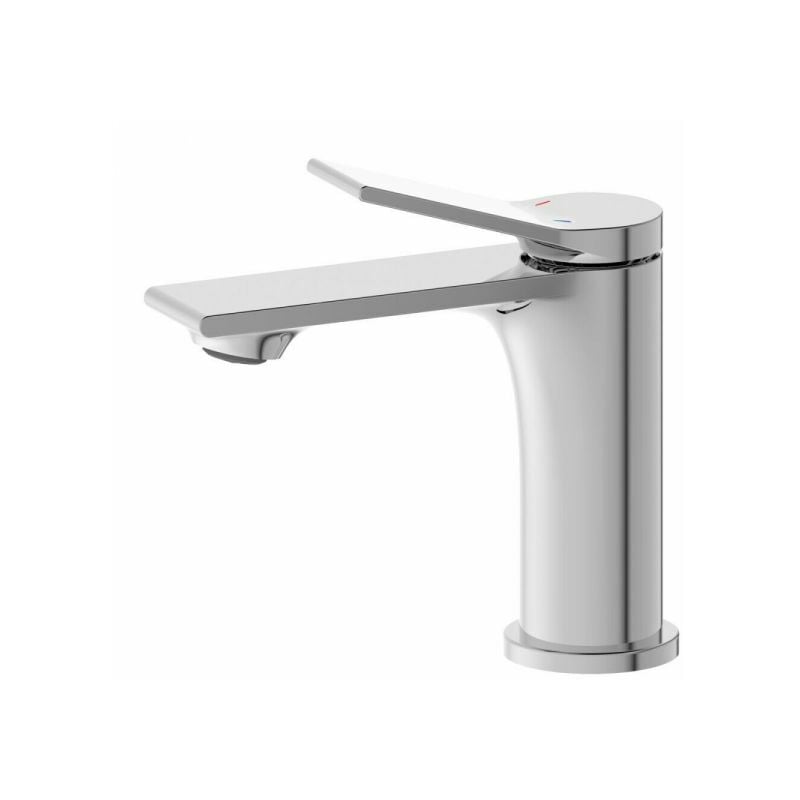 foto del prodotto miscelatore rubinetto lavabo lavello bagno ottone cromato con piletta sky 87108