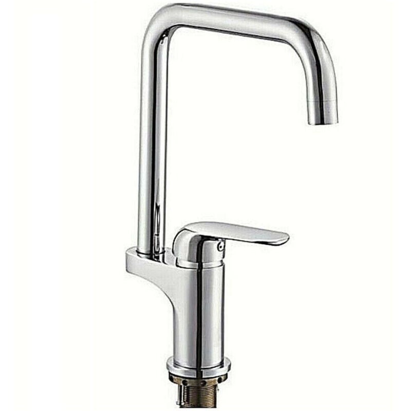 foto del prodotto miscelatore rubinetto lavello cucina canna alta monocomando cromato 52956 trade shop traesio