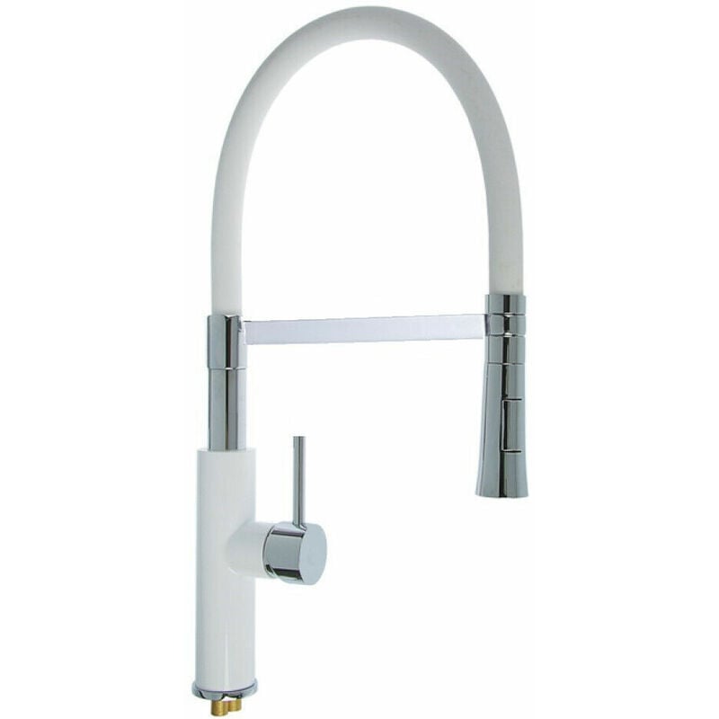 foto del prodotto miscelatore rubinetto lavello cucina con doccetta monocomando canna alta 59594