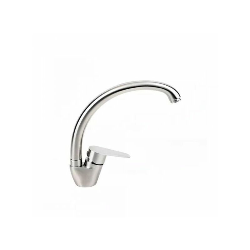 foto del prodotto miscelatore rubinetto monocomando per lavabo cucina canna alta satinato 79827
