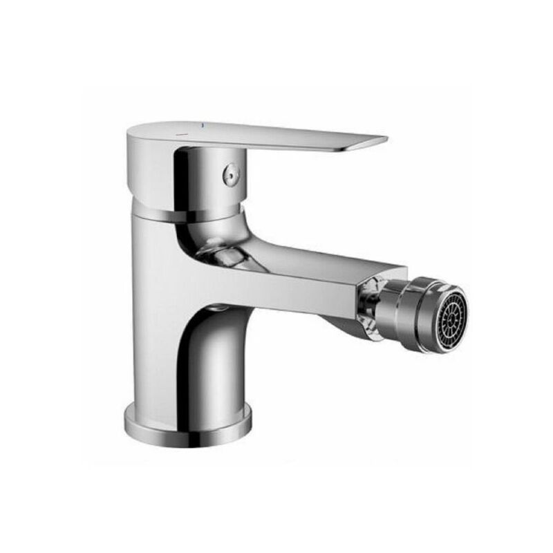 foto del prodotto miscelatore rubinetto per bidet bagno in ottone cromato piletta cube 87118