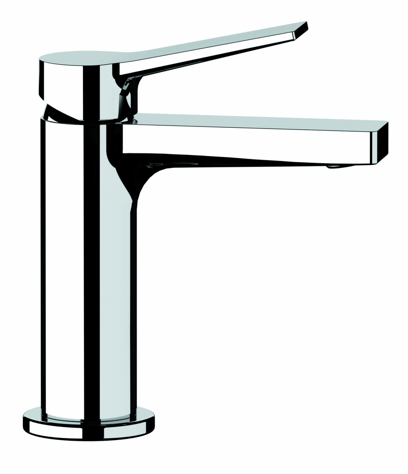 foto del prodotto miscelatore serie slash amp dot lavabo senza scarico e senza foro sul corpo
