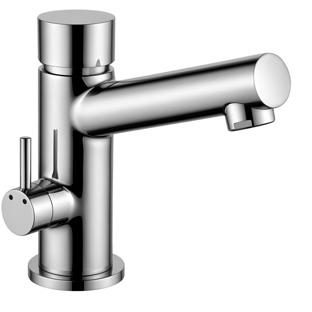 foto del prodotto miscelatore temporizzato a pulsante acqua calda fredda