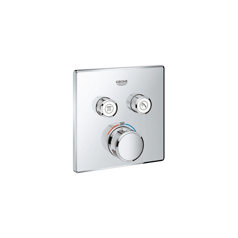 foto del prodotto miscelatore termostatico a due vie ad incasso grohe grohtherm smartcontrol cromato 29124000