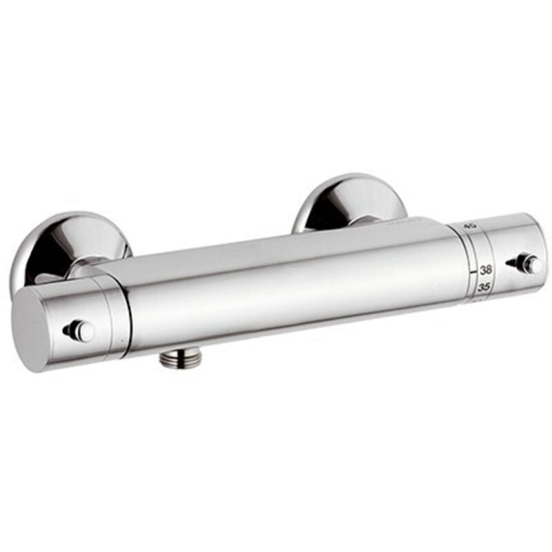 foto del prodotto miscelatore termostatico con attacco inferiore cromo