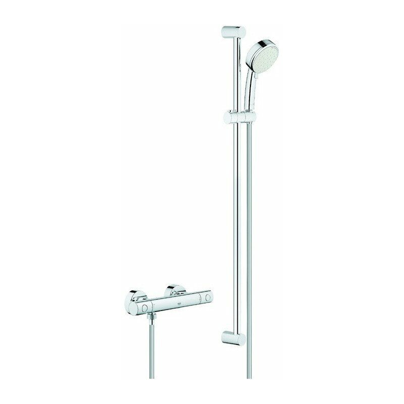 foto del prodotto miscelatore termostatico doccia grohtherm 800 c 34769 con set doccia 900 mm cromo