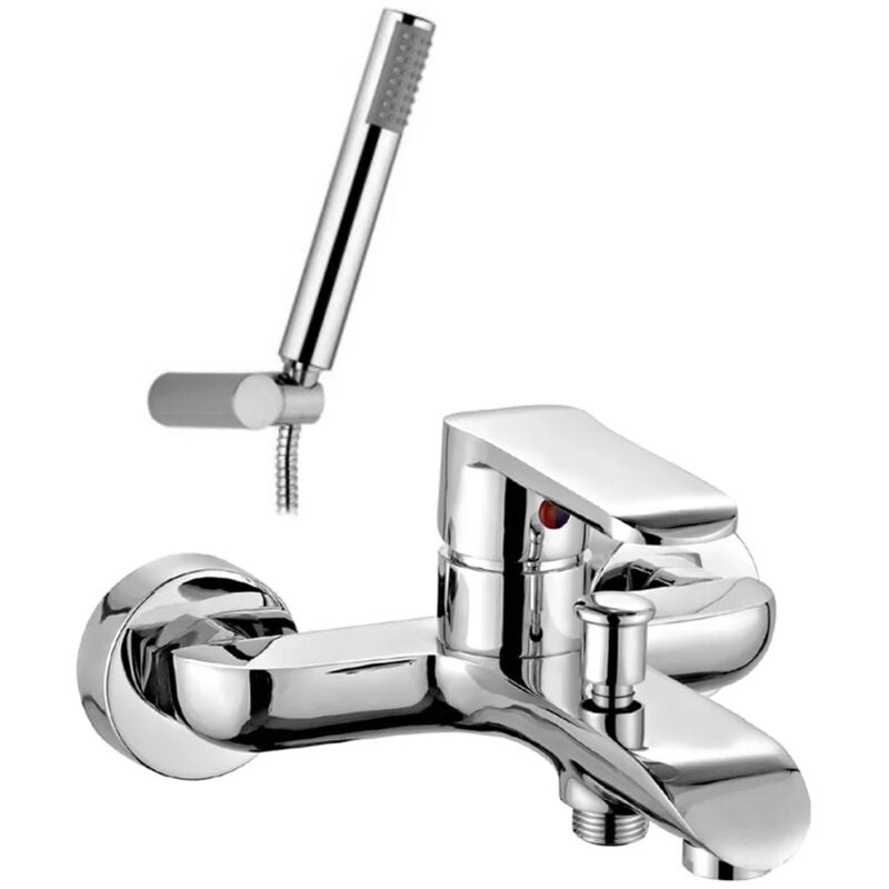 foto del prodotto miscelatore vasca con doccino e duplex serie dalila