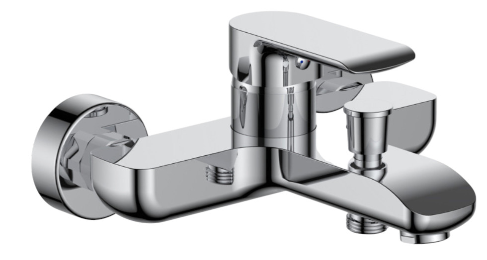 foto del prodotto miscelatore vasca moderno cromato completo