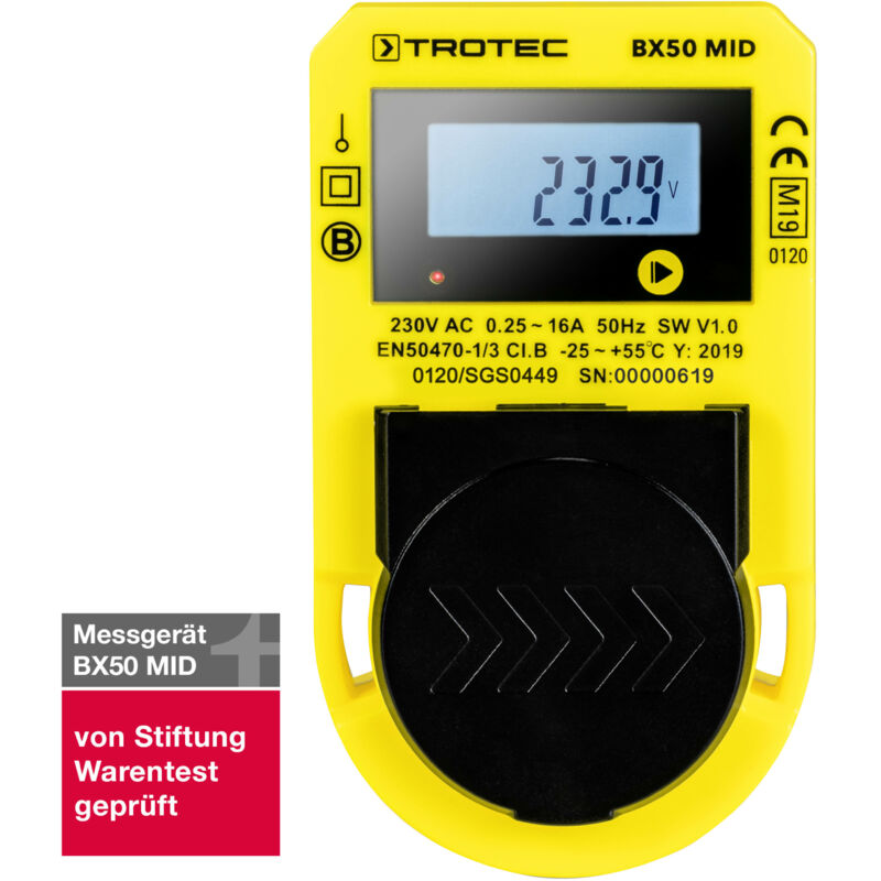 foto del prodotto misuratore del consumo energetico bx50 mid
