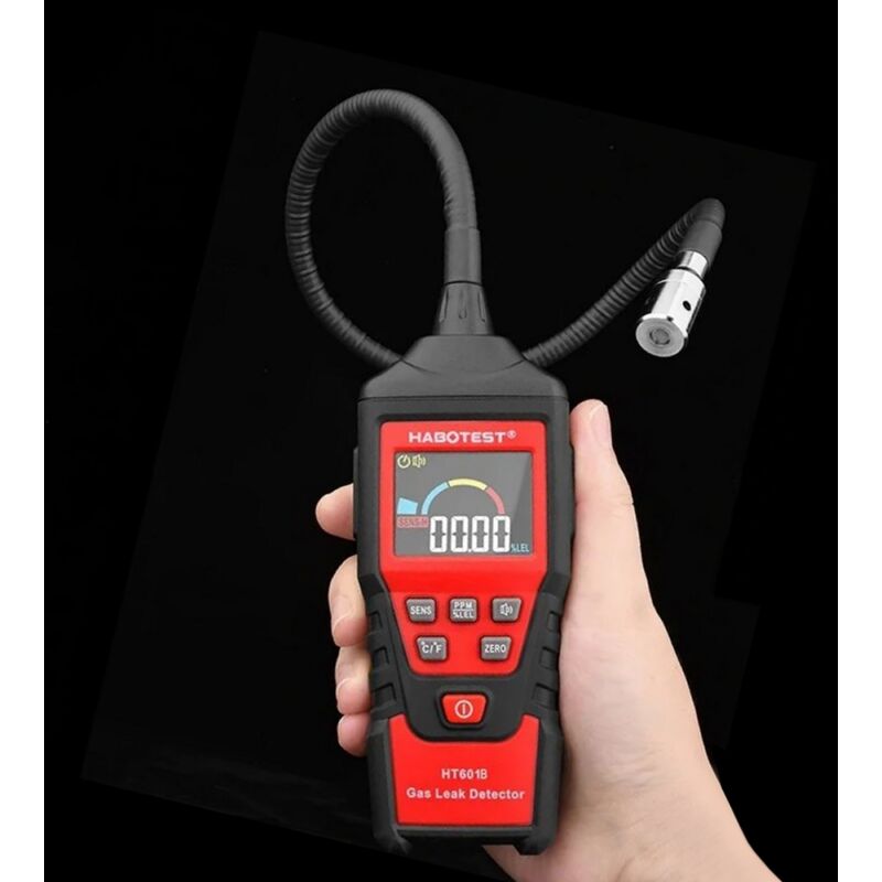 foto del prodotto misuratore di concentrazione rilevatore fughe gas 9999 ppm 20,00 lel misura temp.