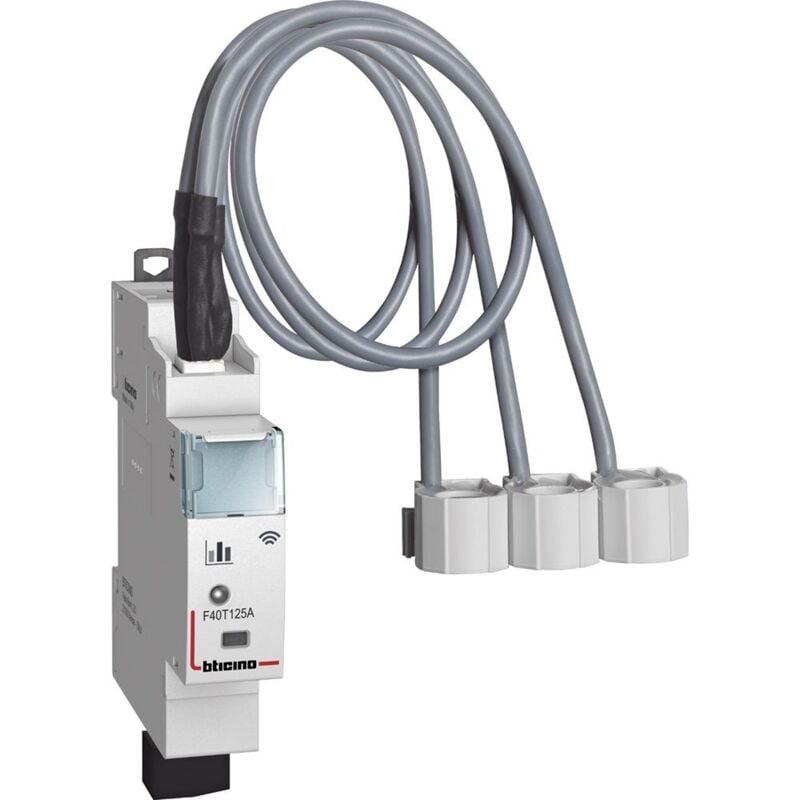 foto del prodotto misuratore di consumi per linee trifase su guida din bticino f40t125a