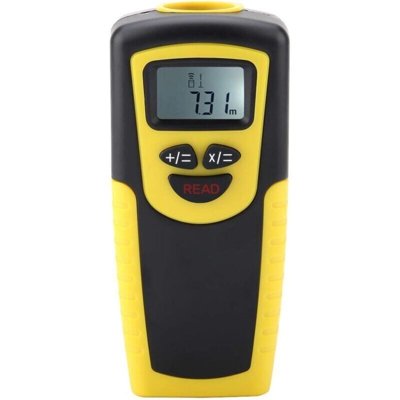 foto del prodotto misuratore di distanza laser digitale a ultrasuoni telemetro 50 cm 18 m rilevatori di nastro laser per misurazione di distanza, area, volume