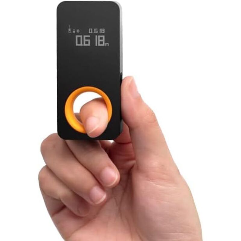 foto del prodotto misuratore di distanza laser digitale bluetooth, misuratore laser ricaricabile, 0,05-30 m, precisione ± 2 mm, m/ft + in unità commutabili, ricarica di tipo c, per decorazione e design d'interni