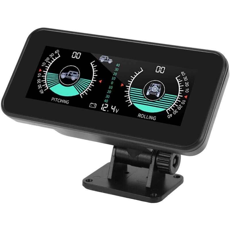 foto del prodotto misuratore di inclinazione digitale hud ad alta risoluzione per auto con inclinometro universale per auto