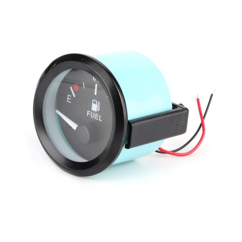 foto del prodotto misuratore di livello carburante universale per auto da 52 mm, led digitale e 1 2 f, con sensore di carburante