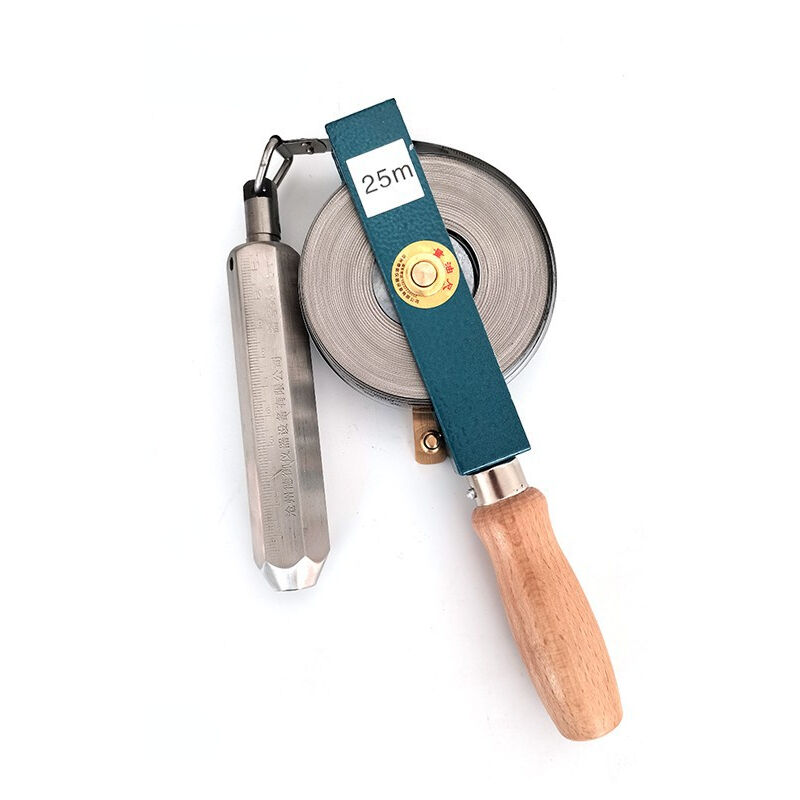 foto del prodotto misuratore di nastro manuale per serbatoi di petrolio, misuratore di nastro per serbatoi di petrolio in acciaio al carbonio antideflagrante con linee