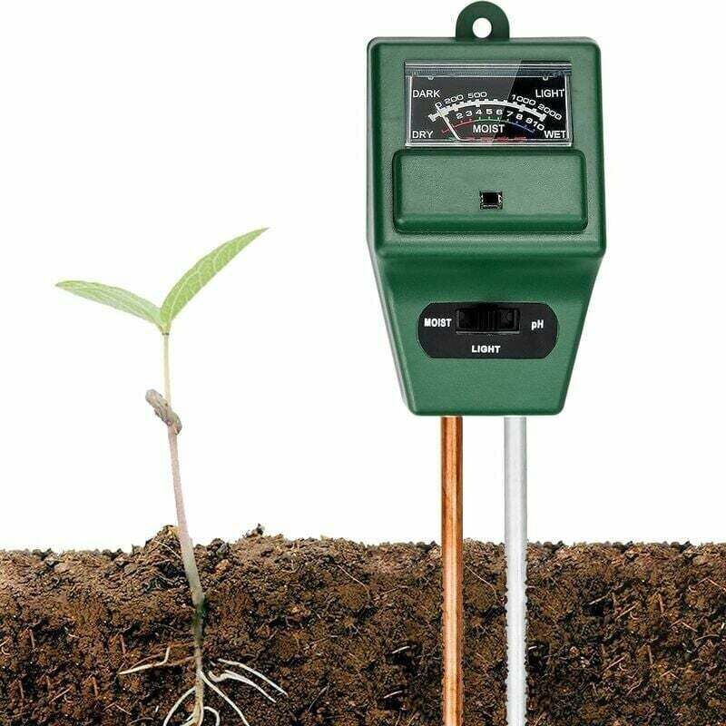 foto del prodotto misuratore di ph del terreno 3 in 1, kit per il test del terreno, misuratore di umidit delle piante, misuratore di ph del terreno per