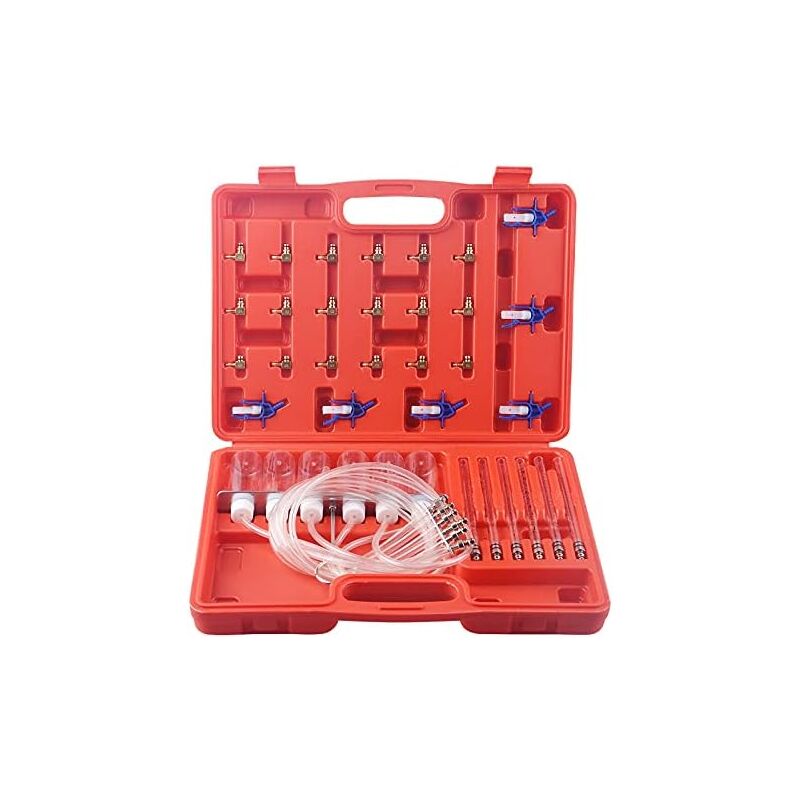 foto del prodotto misuratore di portata di ritorno dell iniettore tester perdite olio 6 cilindri tester perdite common rail