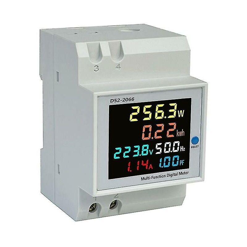 foto del prodotto misuratore di potenza ac 40 300v 100a 6 in 1 monitor di potenza elettrica