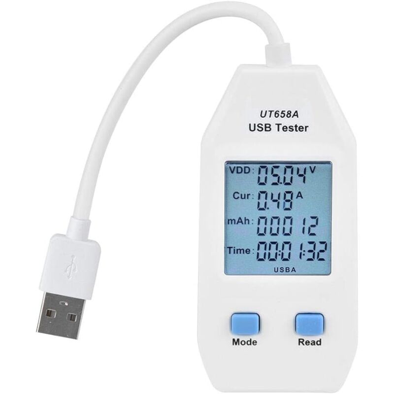 foto del prodotto misuratore di potenza digitale usb mini voltmetro usb rilevatore di amperometro multimetro monitor di tensione di corrente
