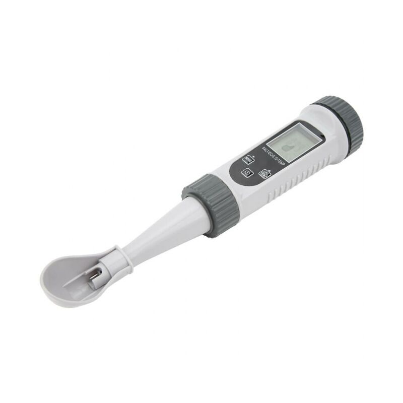 foto del prodotto misuratore di salinit digitale, alta precisione, ampio intervallo di temperatura, ampio display lcd, tester della qualit dell acqua per ec temp sg