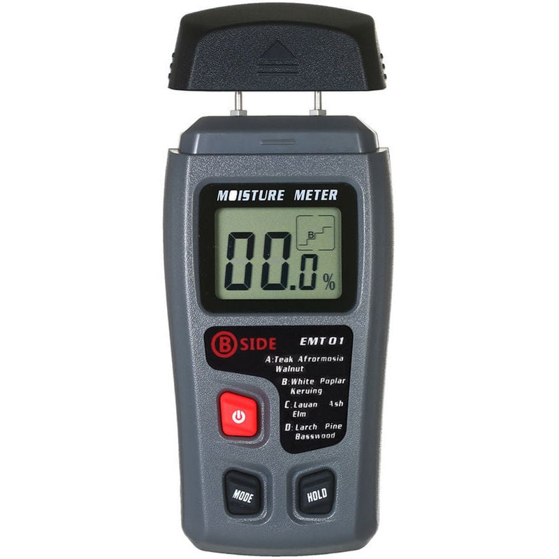 foto del prodotto misuratore di umidit del legno 4 modalit misuratore di umidit portatile di tipo pino strumento portatile display lcd rilevatore