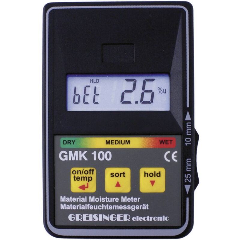 foto del prodotto misuratore di umidit per materiali greisinger gmk 100 range di umidit materiali da costruzione intervallo 0 fino a