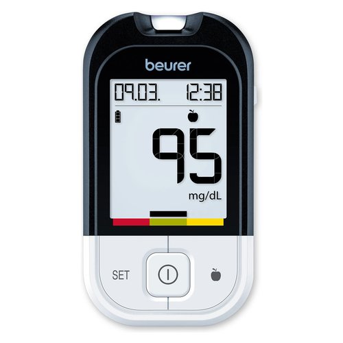 foto del prodotto misuratore glicemia beurer 46366 medical gl 48 black e white black e w