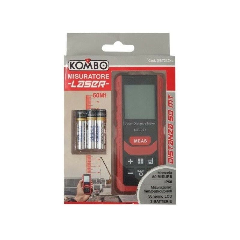 foto del prodotto misuratore laser 50 metri 2 mm