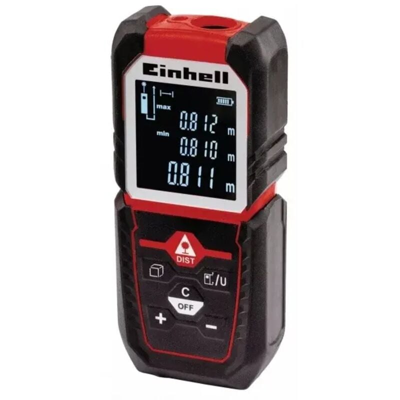 foto del prodotto misuratore laser di distanze tc-ld 50mt prec.2mm 2270080 - einhell
