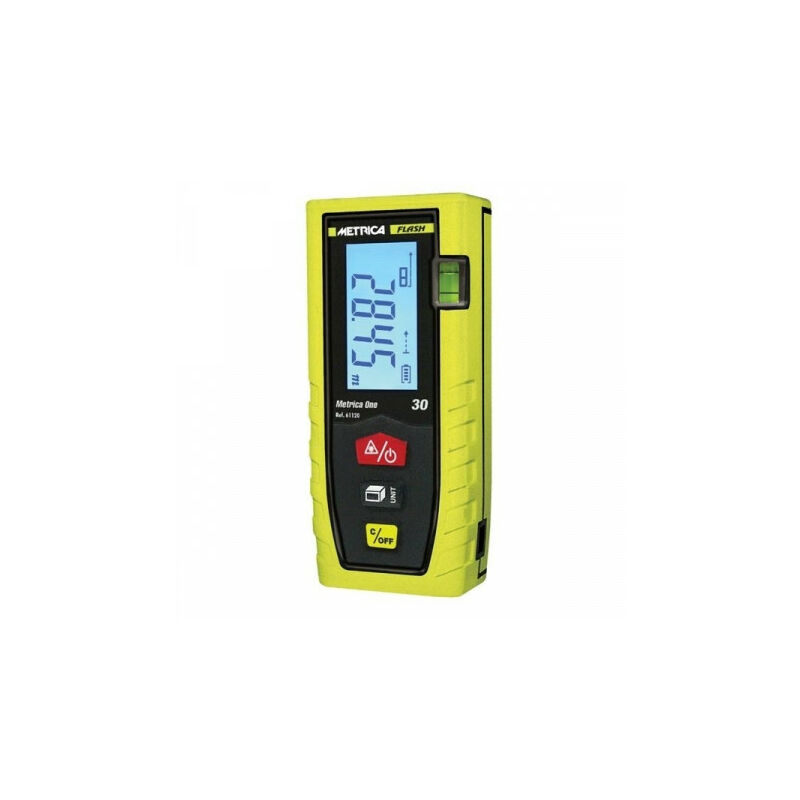 foto del prodotto misuratore laser flash one botton 30mt ip54 61120