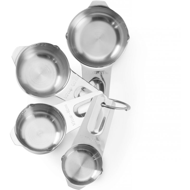 foto del prodotto misurino da cucina 30 80 120 180 ml set da 4