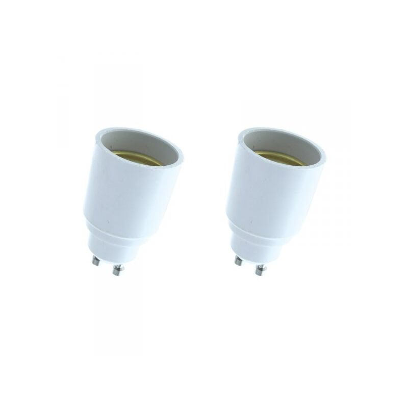 foto del prodotto mitepek 2 pezzi portalampade adattatori portalampada convertitore lampada da attacco gu10 a e27