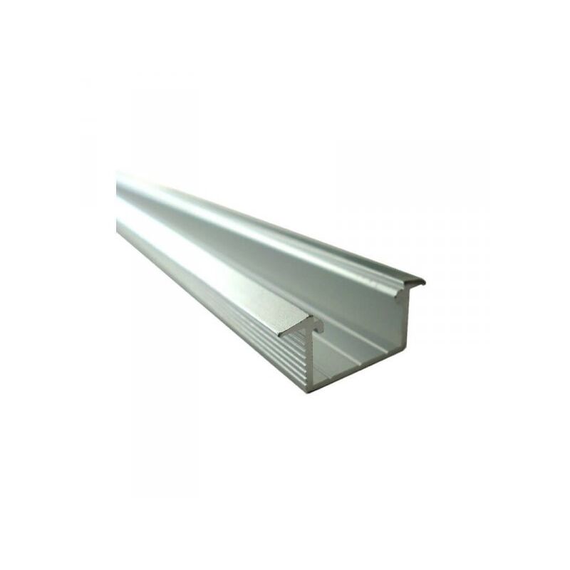 foto del prodotto mitepek 3 metri profilo canalina larga barra alluminio quadrato da incasso per bobina led