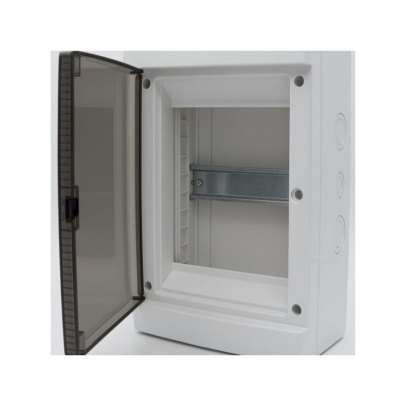 foto del prodotto mitepek a2zworld centralino da parete 4 moduli, bianco ip40, 150x170x100 mm, ral 9016, ideale per installazioni elettriche domestiche e industriali