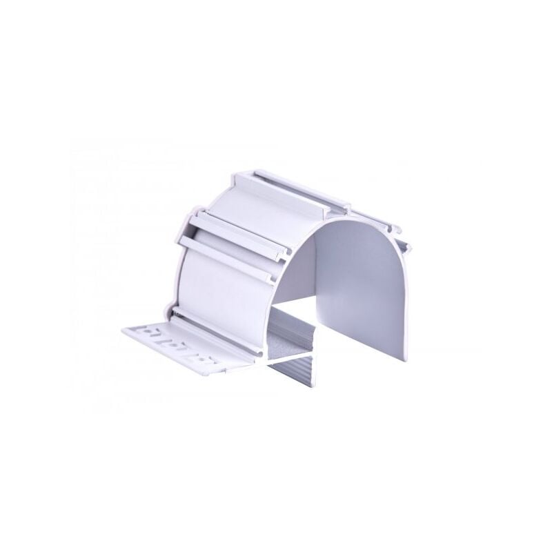 foto del prodotto mitepek a2zworld kit profilo alluminio completo da 2 metri per striscia led, da cartongesso illuminazione indiritta, dimensione 95.570.1mm,