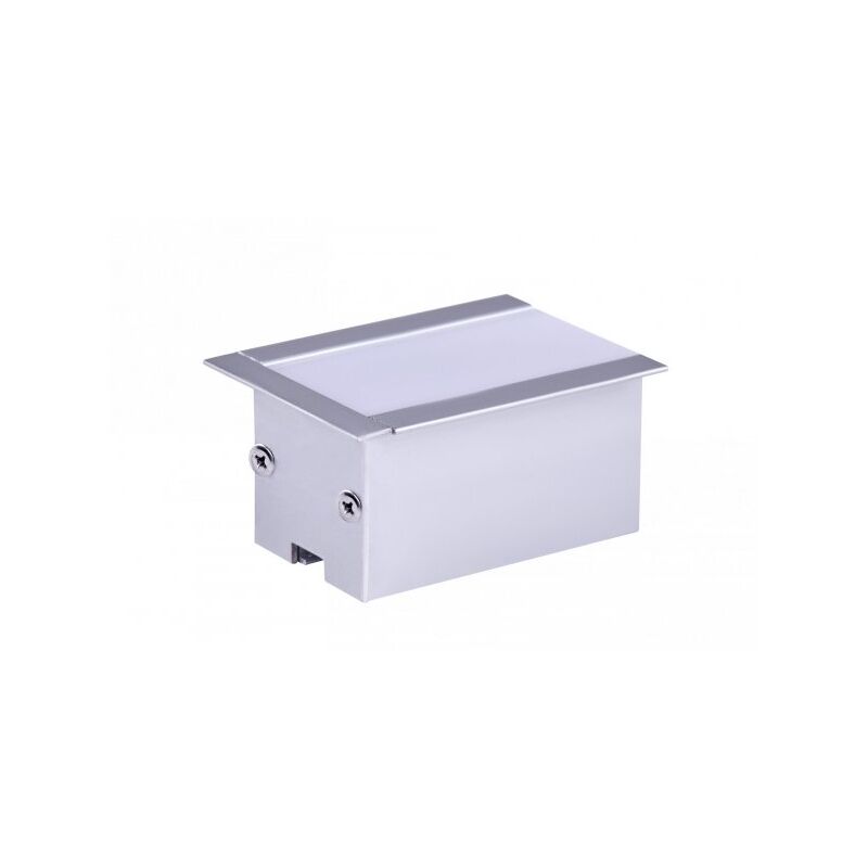 foto del prodotto mitepek a2zworld kit profilo alluminio completo da 2 metri per striscia led, super larga e alta da incasso, dimensione 5035mm, larghezza interna