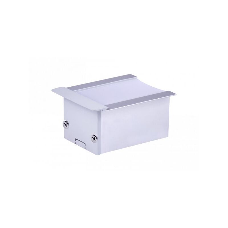 foto del prodotto mitepek a2zworld kit profilo alluminio completo da 2 metri per striscia led, super larga e alta da incasso, dimensione 5534.8mm, larghezza interna