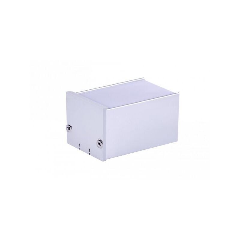 foto del prodotto mitepek a2zworld kit profilo alluminio completo da 2 metri per striscia led, super larga e alta, dimensione 4034.8mm, larghezza interna 34mm,