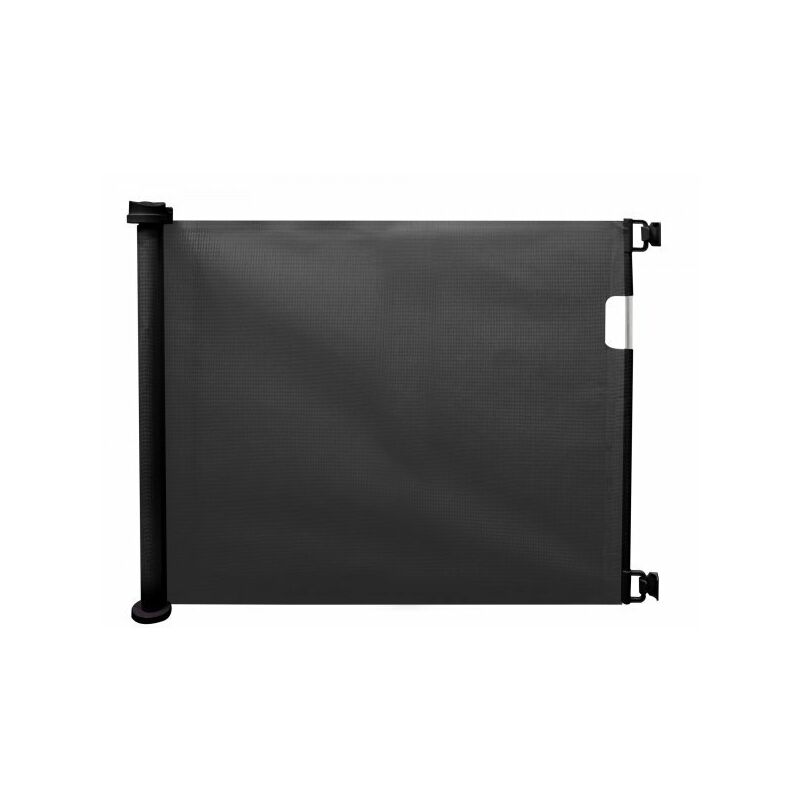 foto del prodotto mitepek cancelletto per bambini a rullo regolabile, grigio scuro 130x8 h88cm slome