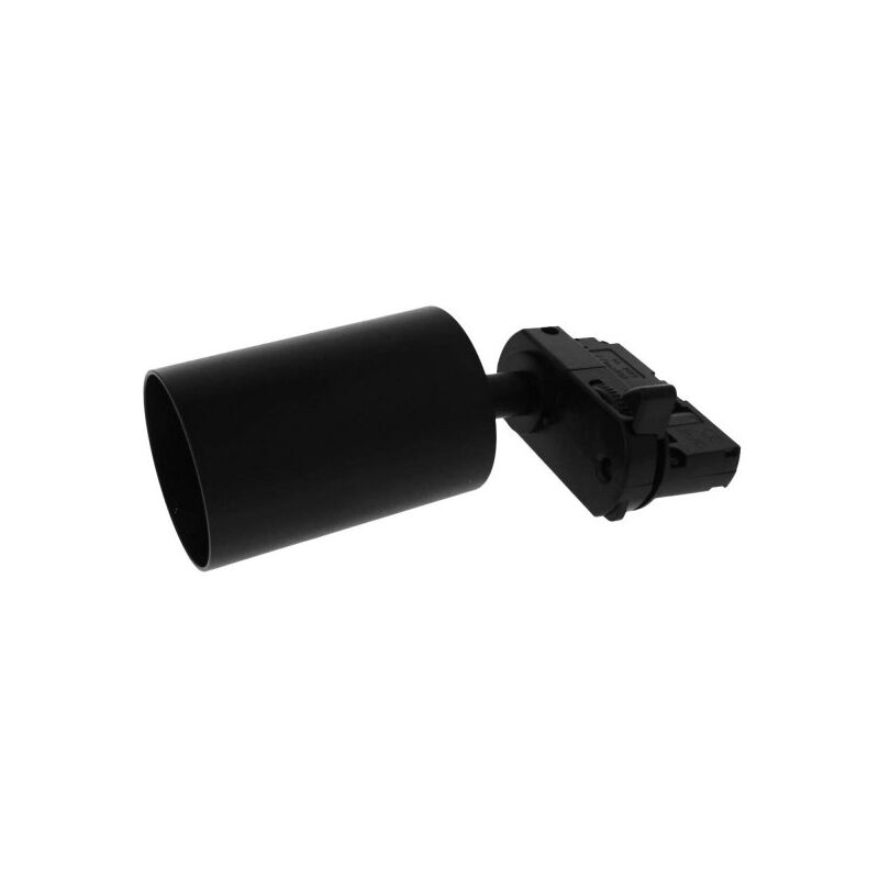 foto del prodotto mitepek faretto da binario trifase gu10 orientabile e ruotabile, attacco 4 fili, compatibile con 3 linee di accensione, max 50w, 220v, nero
