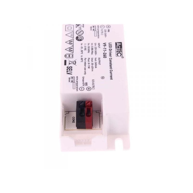 foto del prodotto mitepek led driver cc corrente costante 260ma 30v 42vdc per alimentare led max 11w
