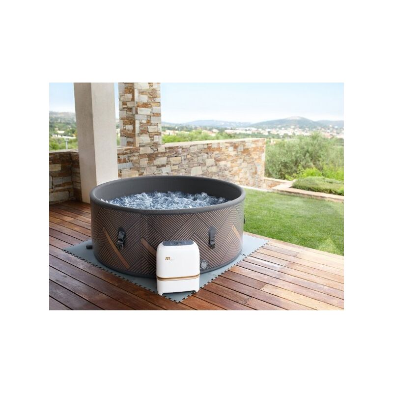 foto del prodotto mitepek minipiscina spa idromassaggio gonfiabile da esterno o interno 173cm accessoriata mspa mono whifi