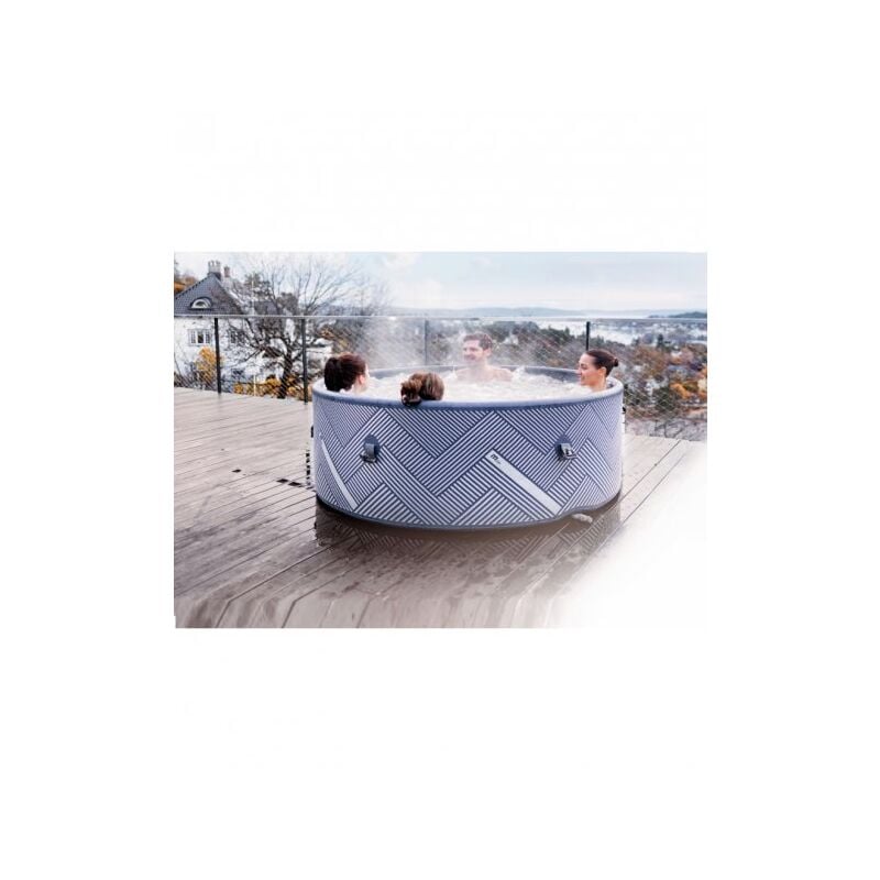 foto del prodotto mitepek minipiscina spa idromassaggio gonfiabile da esterno o interno 173cm accessoriata mspa naval whifi